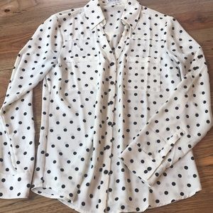 Express Portofino Button Down Shirt Blouse
